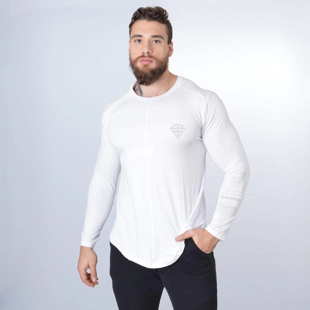Fashion Men's Knitwear Long Sleeve T-shirt - melvincucci