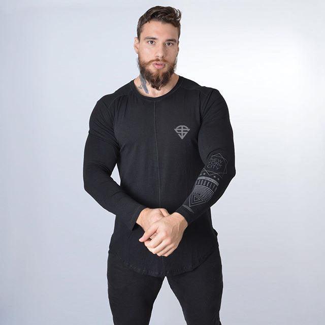 Fashion Men's Knitwear Long Sleeve T-shirt - melvincucci