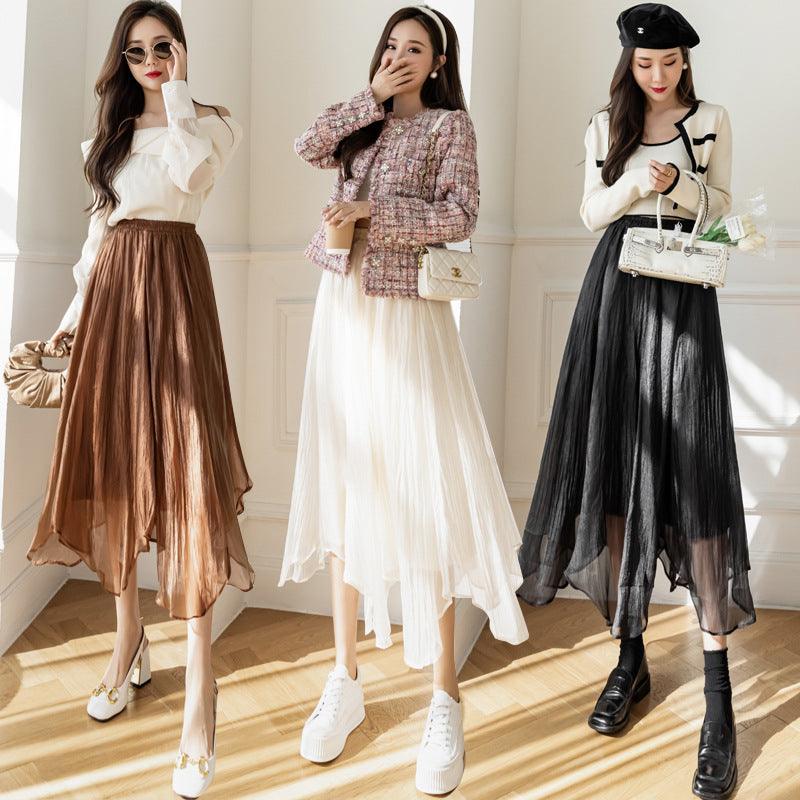 Fashion Personality Irregular Mesh Skirt Women - melvincucci