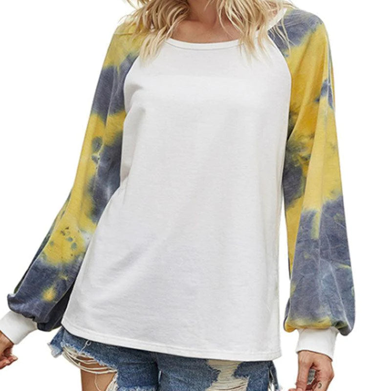 Fashion Printed Long-Sleeved T-Shirt Women - melvincucci