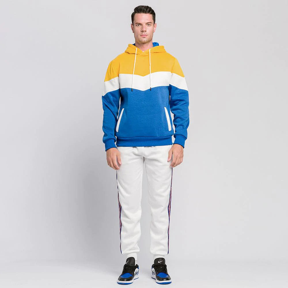 Fashion Pullover Hoodies Sweatshirt for Men Spring Autumn Casual Solid Color - melvincucci