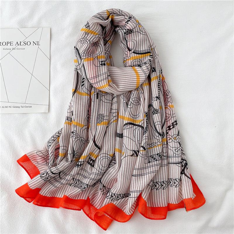 Fashion Scarf Women Cotton And Linen Shawl Europe And America - melvincucci