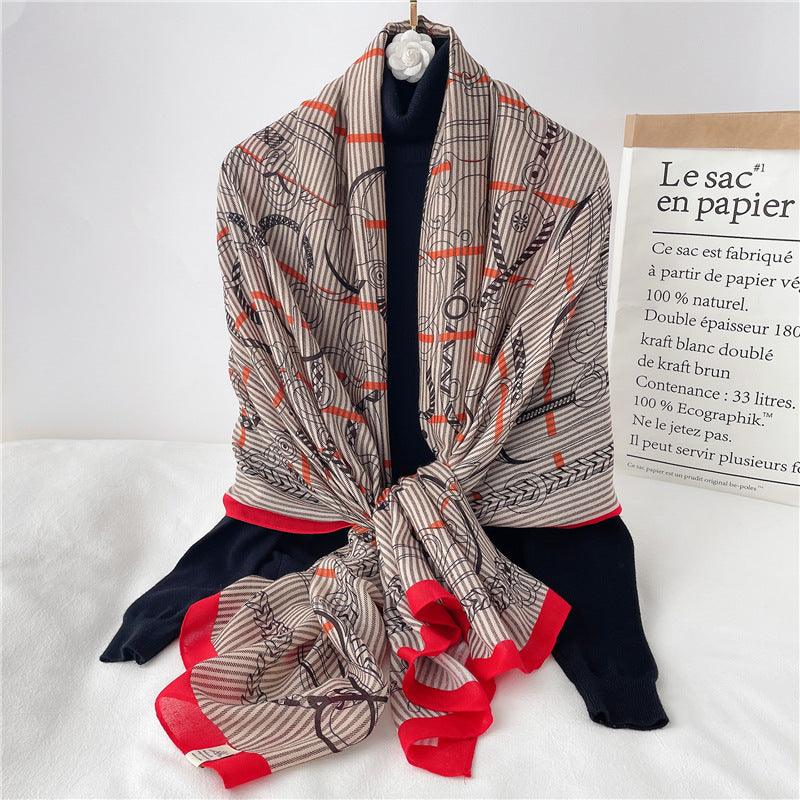 Fashion Scarf Women Cotton And Linen Shawl Europe And America - melvincucci