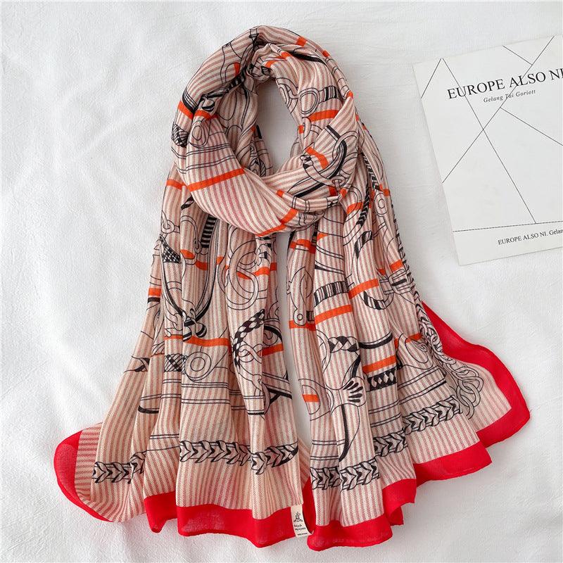 Fashion Scarf Women Cotton And Linen Shawl Europe And America - melvincucci