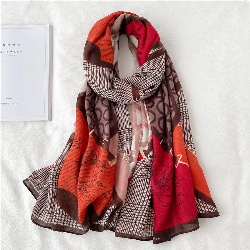 Fashion Scarf Women Cotton And Linen Shawl Europe And America - melvincucci