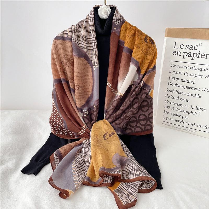 Fashion Scarf Women Cotton And Linen Shawl Europe And America - melvincucci