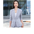 Fashion Simple Ladies Slim Long-sleeved Blazer Suit - melvincucci