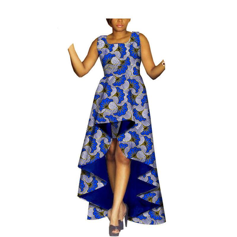 Fashion Trend African Dress Batik Printed Dress - melvincucci