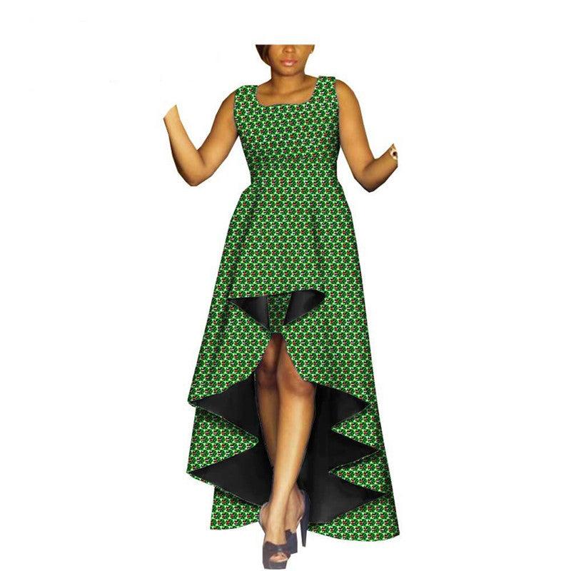Fashion Trend African Dress Batik Printed Dress - melvincucci