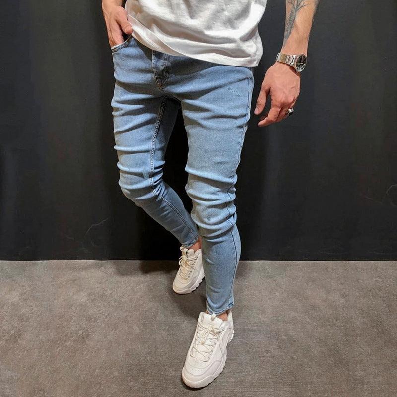 Fashion Trend Men Blue Denim Trousers - melvincucci