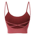 Fashion Women Gather Cross Beautiful Back Sports Underwear - melvincucci