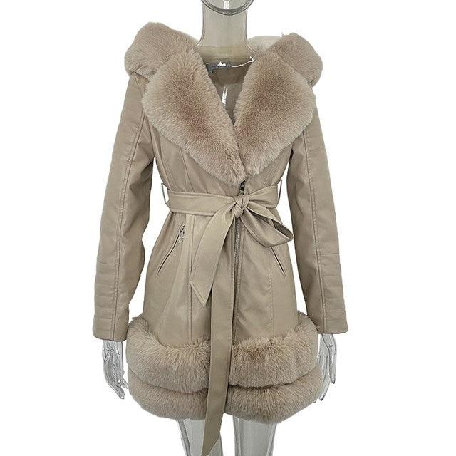 Fashion Women Leather Coats Jackets Ladies Jacket 2021 Black - melvincucci