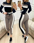Fashion Women Sets Short Sleeve Tops High Waist Pant - melvincucci