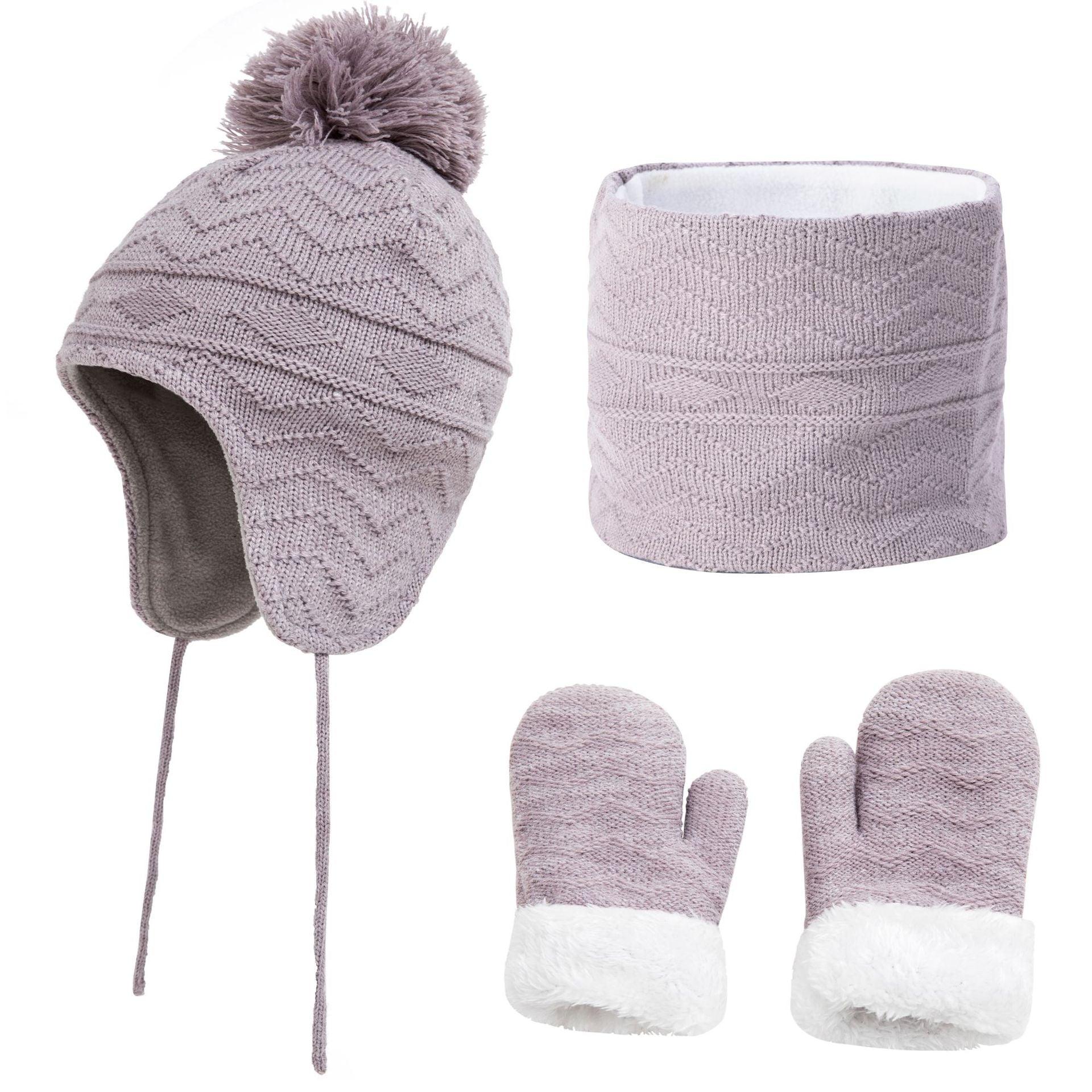 Fashionable Temperament Warm Children's Hat Scarf Gloves - melvincucci