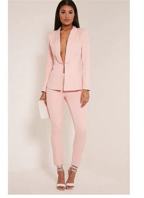 Fashionable Women Suits Women Work Clothes Hand Tailored - melvincucci