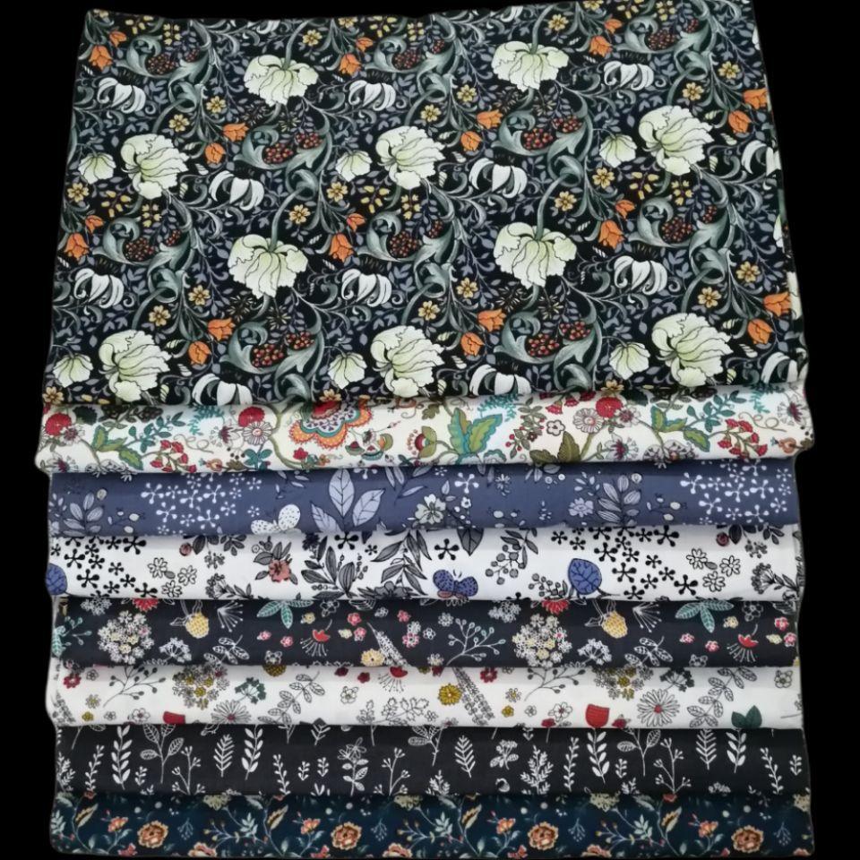 Vintage Print Diy Patchwork Group Cotton Bedding Fabric - melvincucci
