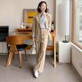 Female casual suit pants suit - melvincucci