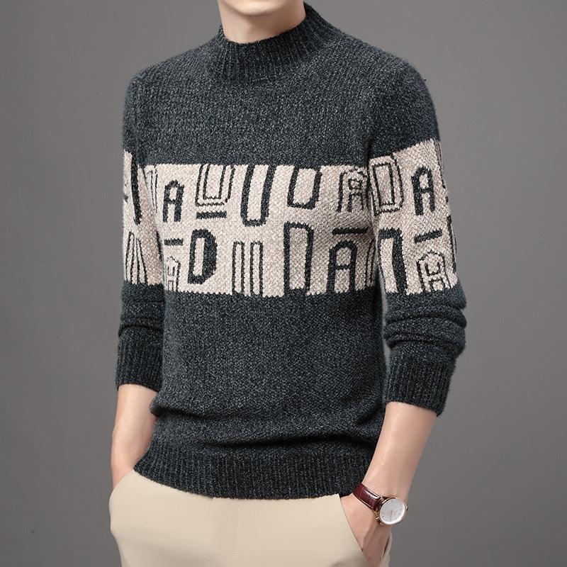 Ferret Men's Tops Youth Thicken Men's Knitwear - melvincucci