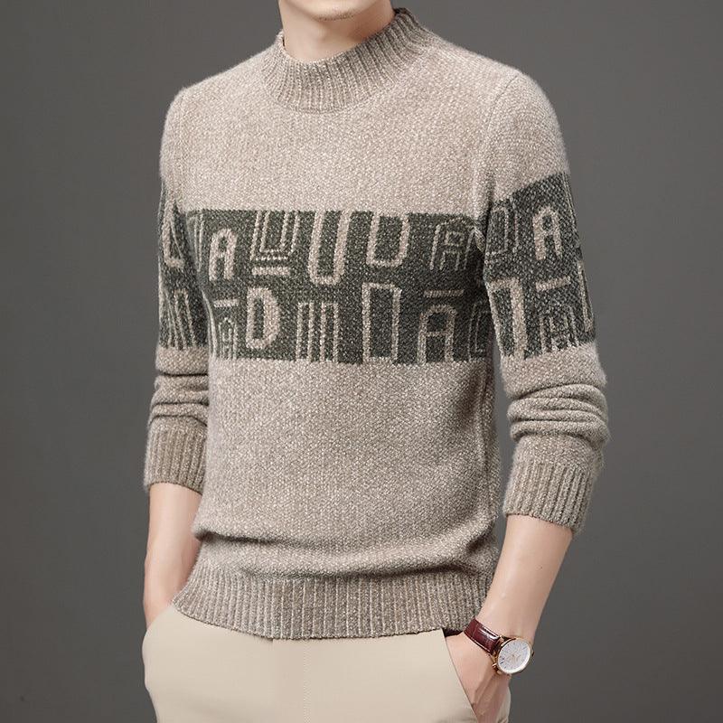 Ferret Men's Tops Youth Thicken Men's Knitwear - melvincucci