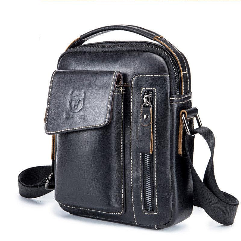 First Layer Cowhide Shoulder Messenger Bag Men - melvincucci