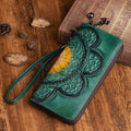 First layer cowhide wallet long women leather wallet - melvincucci