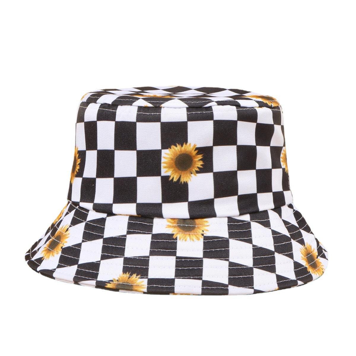Fisherman Hat Tide Men And Women Basin Hat Outdoor Sun Protection Hat Cashew Plaid - melvincucci