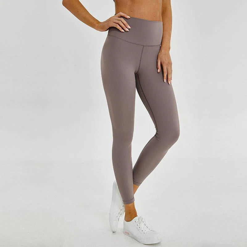 Fitness high waist tight cropped trousers - melvincucci
