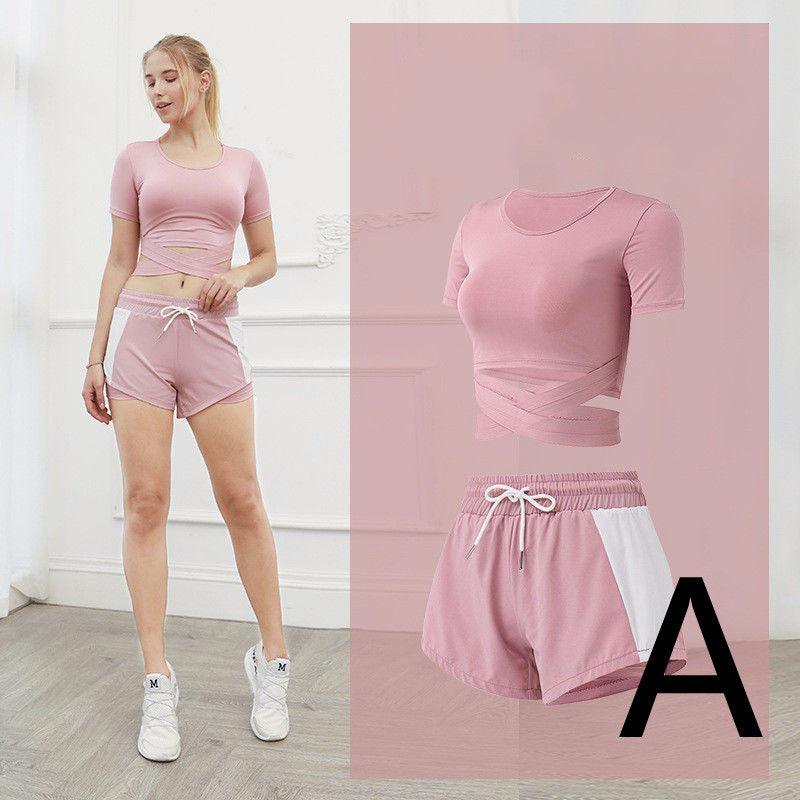 Fitness Morning Running Yoga Suit Women Running Quick-drying Sports Suit - melvincucci