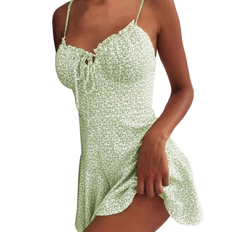 Floral dress mini dress - melvincucci
