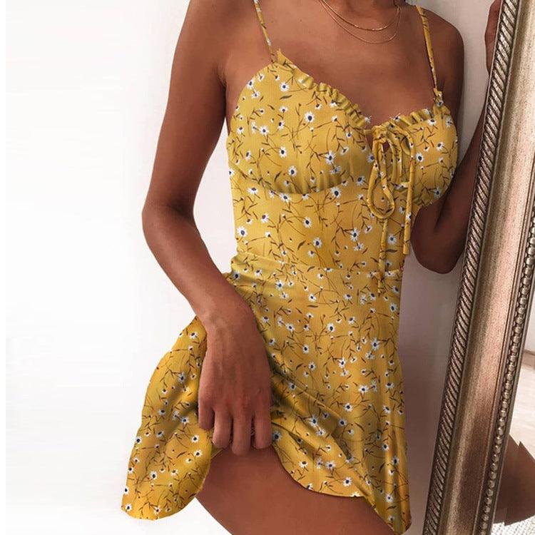 Floral dress mini dress - melvincucci