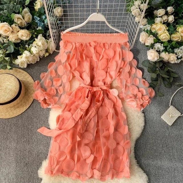 Flowers bubble skirt - melvincucci