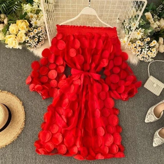 Flowers bubble skirt - melvincucci