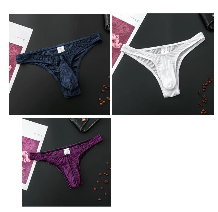 Foreign Trade Fun Underwear Men'S Underwear Thongs Sex Fun Men U Convex Foreign Trade Underwear Nylon Thongs - melvincucci