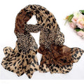 Foulard Femme Womens Leopard Print Little Silk Scarf Hair - melvincucci