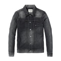 Frayed And Scratched Slim-fit Denim Jacket Jacket Men - melvincucci