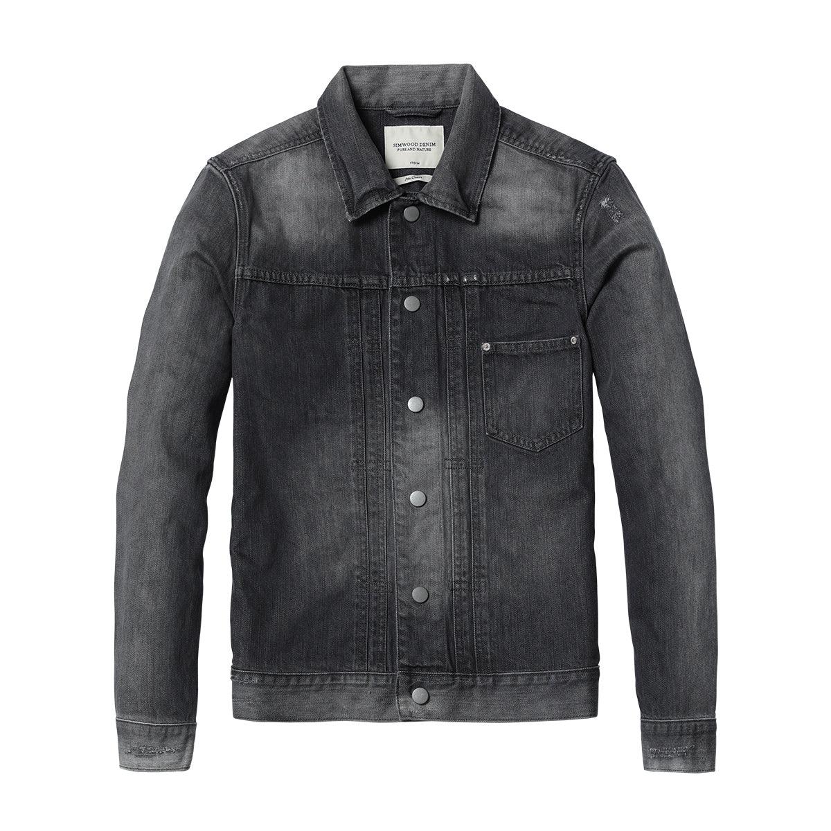 Frayed And Scratched Slim-fit Denim Jacket Jacket Men - melvincucci
