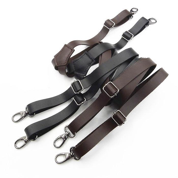 Full Leather Hook Buckle Suspender Belt For Men And Women - melvincucci