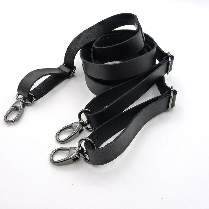 Full Leather Hook Buckle Suspender Belt For Men And Women - melvincucci