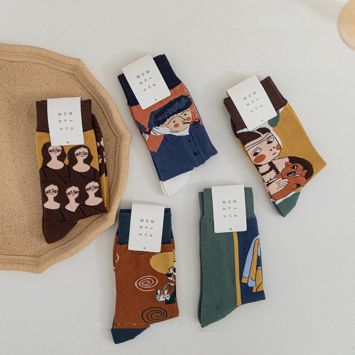 Funny Face Fashion Street Couple Socks Men And Women Socks - melvincucci