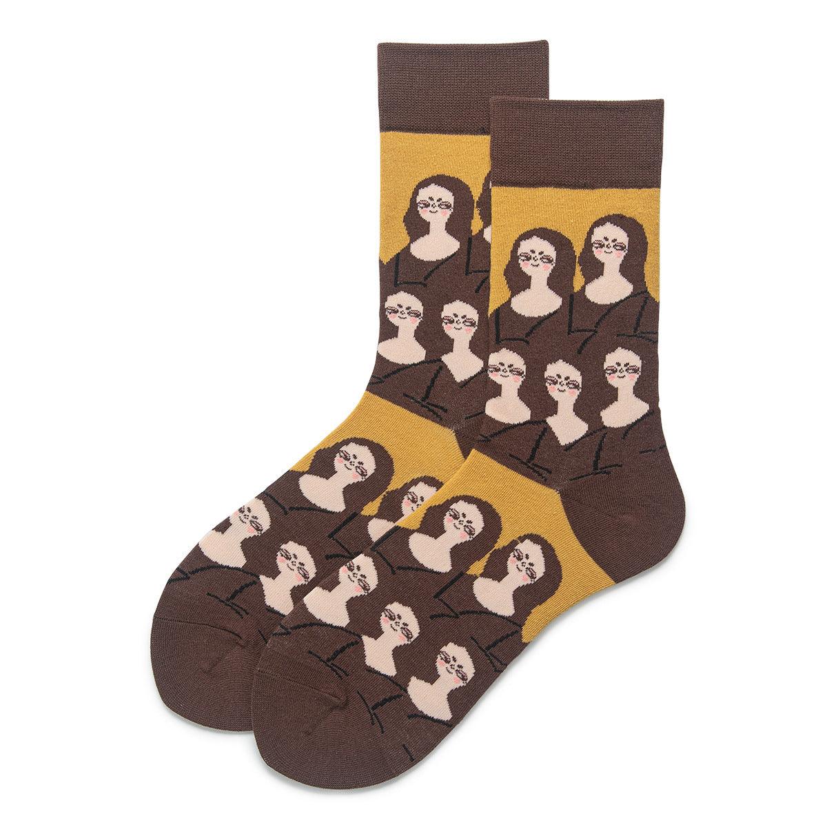 Funny Face Fashion Street Couple Socks Men And Women Socks - melvincucci