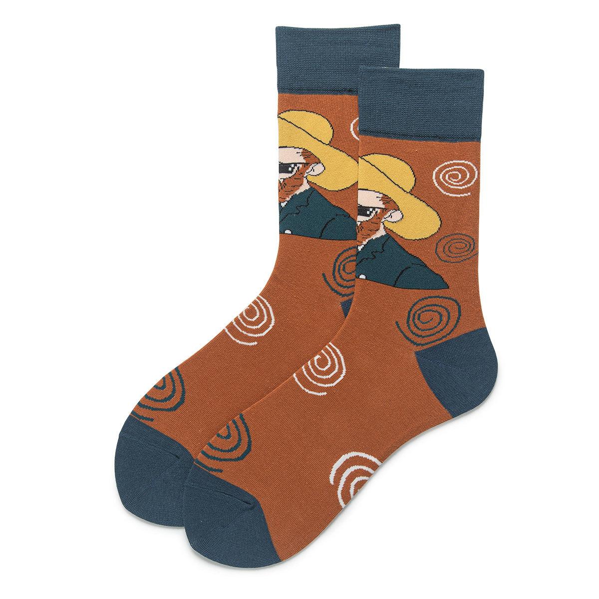 Funny Face Fashion Street Couple Socks Men And Women Socks - melvincucci