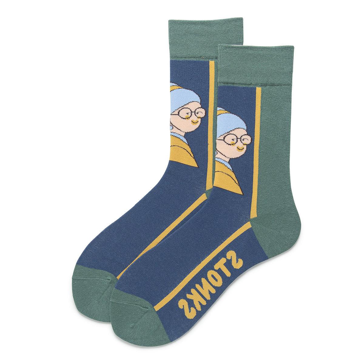 Funny Face Fashion Street Couple Socks Men And Women Socks - melvincucci