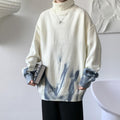 Futuristic Style Turtleneck Knitwear Jumper Sweatshirt - melvincucci