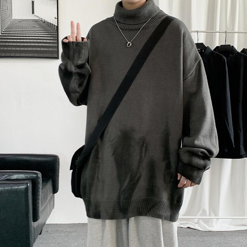 Futuristic Style Turtleneck Knitwear Jumper Sweatshirt - melvincucci