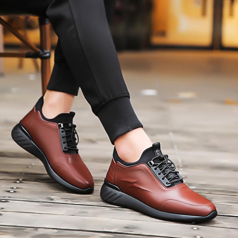 Genuine Leather Men Casual Shoes - melvincucci