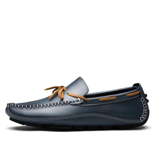 Genuine Leather Men Moccasin Shoes - melvincucci