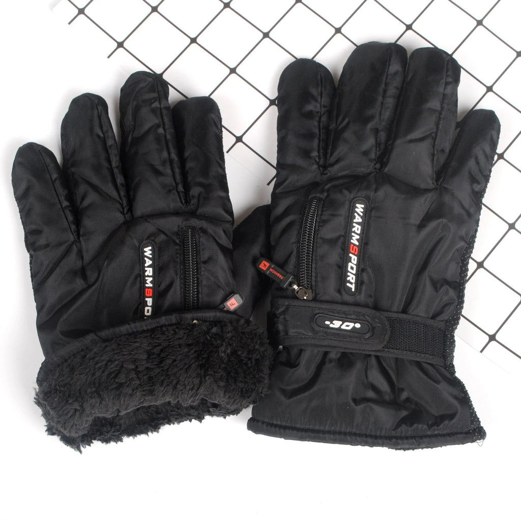 Gloves For Men Riding Bikes Windproof And Thickened To Keep Warm - melvincucci