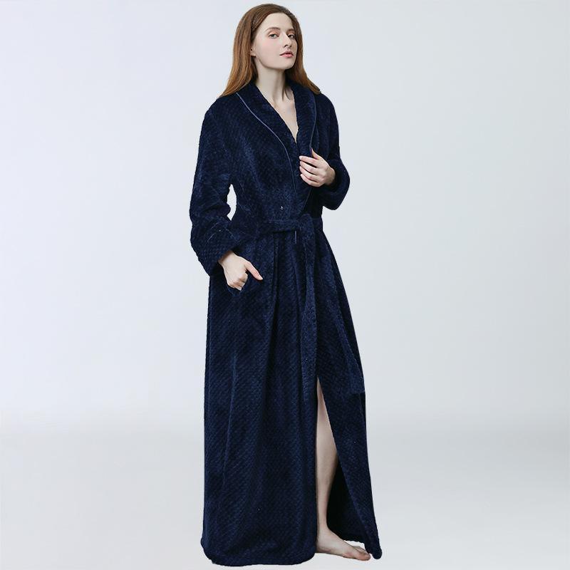 Gown Women Winter Warm Bathrobe Pajamas - melvincucci