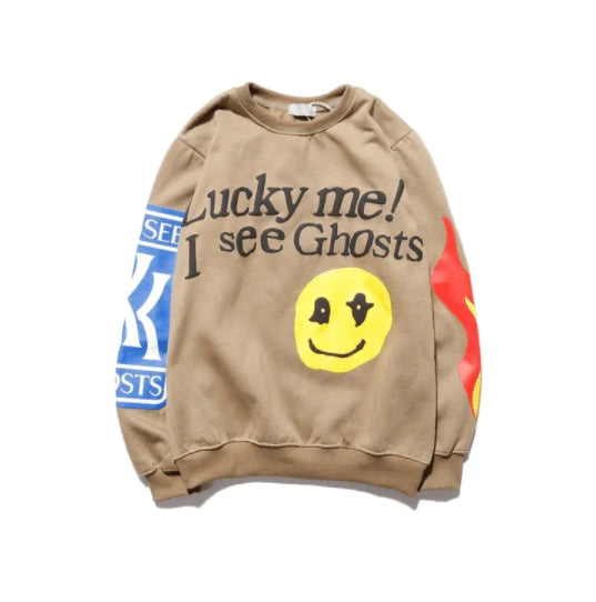 Graffiti Letter Velvet Sweatshirt Men - melvincucci