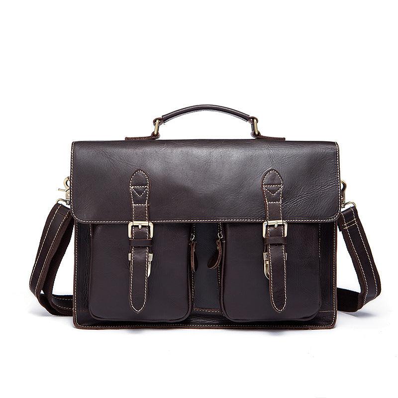 Guangzhou men's bag manufacturers retro Crazy Horse Leather Crossbody Bag men men bag wholesale trade - melvincucci
